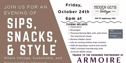 An Evening of Sips, Snacks, and Style