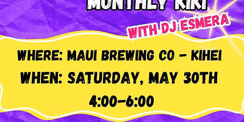 May Pride Pau Hana: Monthly Kiki - Maui Brewing Company