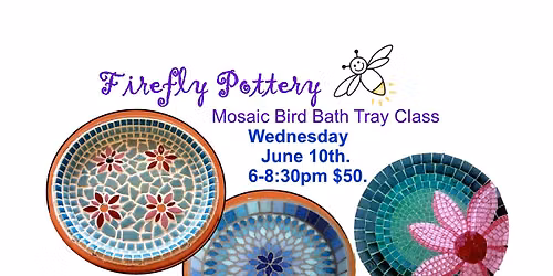 Mosaic Bird Bath Class!