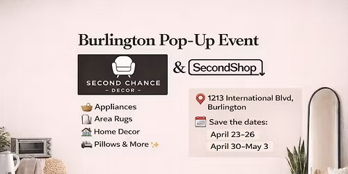 Burlington Pop Up Event 