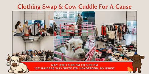Clothing Swap & Cow Cuddle For A Cause