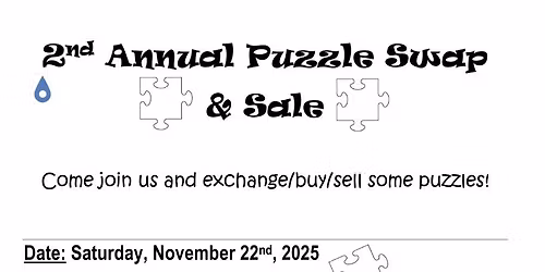2nd Annual Puzzle Swap & Sale