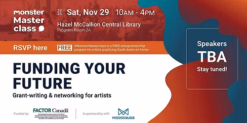 #MonsterMasterclass: Grant-Writing for Artists