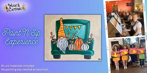 Fall Gnome Delivery- The Exchange Coffee Bar- Paint and Sip