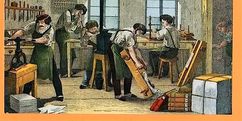 Tour of a working 1890's Bookbindery in Troy, N.Y.