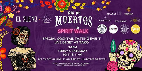 Halloween + Dia de Muertos Spirit Walk at El Sueno, Old Town San Diego