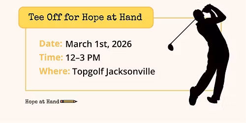 Topgolf "Tee Off for Hope at Hand" Fundraiser