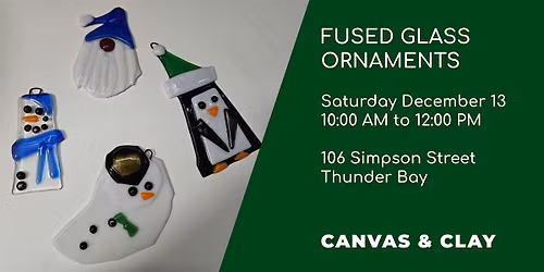 Fused Glass Ornaments