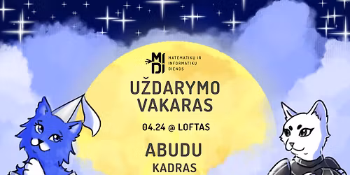 MIDI 2026 U\u017edarymo vakaras | ABUDU + KADRAS