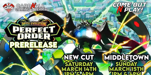 Pokemon Perfect Order Prereleases at New Cut
