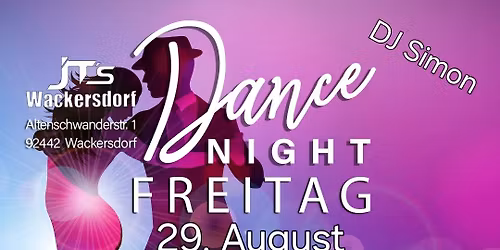 \ud83e\udea9 Tanz Nacht \ud83e\udea9| 29.08| Freitag