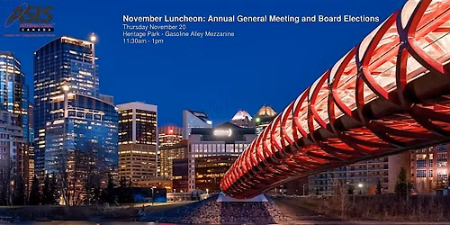 November Luncheon - Annual General Meeting and Board Elections