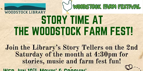 Story Time at the Woodstock Farm Fest