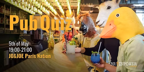 PubQuiz [JO&JOE Paris Nation]
