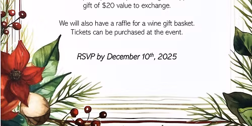 Christmas Celebration hosted by the Orange Park Charter Chapter of ABWA!