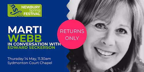 *RETURNS ONLY* Marti Webb | In Conversation with Edward Seckerson | Newbury Spring Festival
