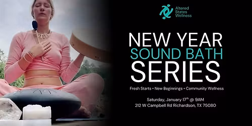 New Beginnings: A Free Community New Year Sound Bath