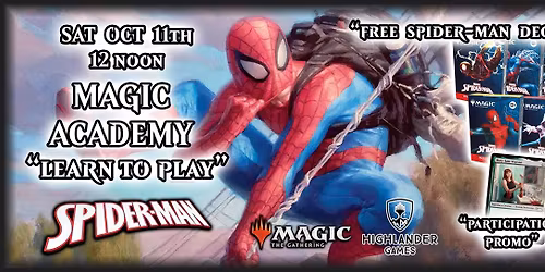Magic Academy LEARN TO PLAY Free Spider-Man Decks