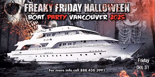 Freaky Friday Halloween Boat Party Vancouver 2025