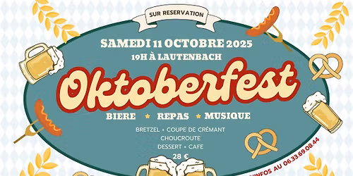 Oktoberfest - Samedi 11 octobre 2025 - Lautenbach