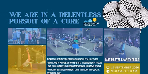 Cystic Fibrosis Mat Pilates Charity Class