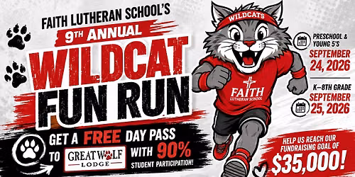 Faith Lutheran School's 9th Annual Wildcat Fun Run