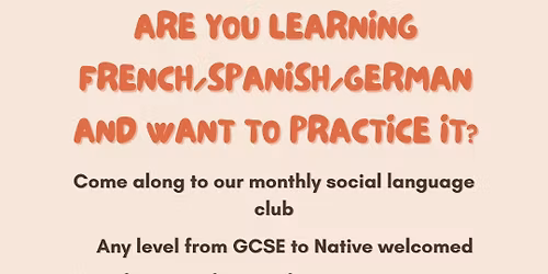 French and German Conversation Club