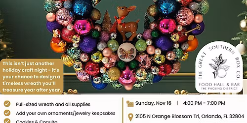 Holiday Heirloom Wreath Workshop