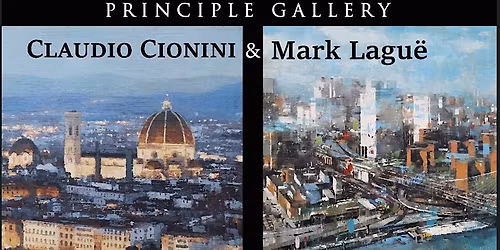 Claudio Cionini & Mark Lagu\u00eb: Ether & Edge Art Exhibition Opening