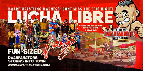 SEATTLE, WA - DWARFANATOR WRESTLING TINY TITANS VS LITTLE GIANTS @WHATEKE SPORTS BEER GARDEN, 21+!!!