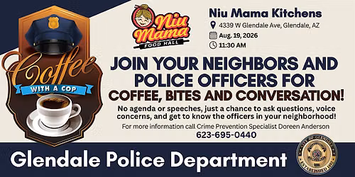 Coffee & Bites with Cops at Niu Mama