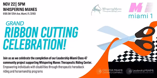 Ribbon Cutting Celebration at Whispering Manes!