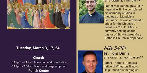 St. Mary's Parish Mission: Saints - Night 3 with Father Max Behna