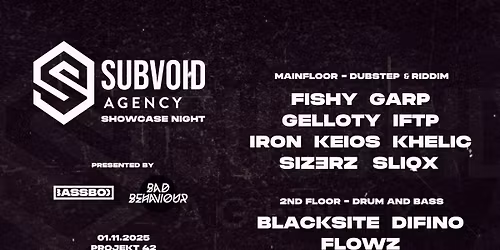 SUBVOID Agency Showcase Night