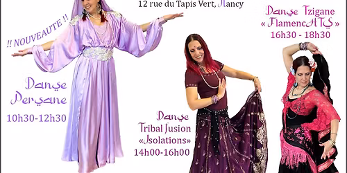Stages de danses du Museion Apolline : DANSES PERSANE \/ Tribal fusion \/ Tzigane