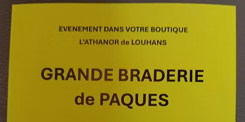 braderie de P\u00e2ques 