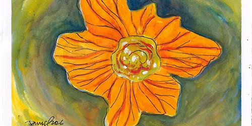 March Art Group: Painting Springtime Blossoms in Watercolor