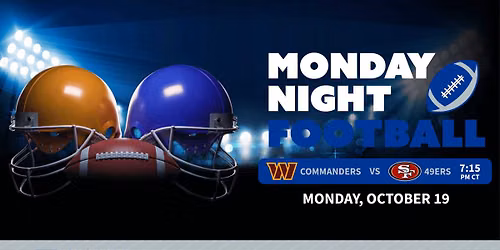 NFL Watch Party: Commanders vs 49ers