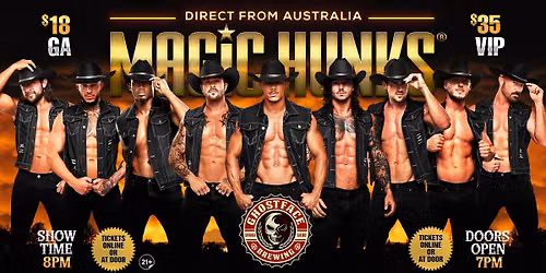 Nov 7th: Mooresville, NC - MAGIC HUNKS AUSTRALIA TAKEOVER at Ghostface