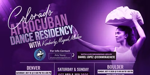 Colorado Oricha Dance Residency w\/ Live Drumming (Denver \/ Boulder)