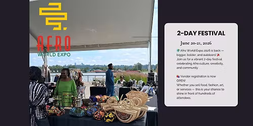 Afro World Expo 2026 VENDOR REGISTRATION