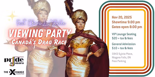 Pride Niagara - Drag Race Viewing Party