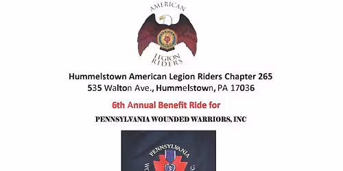 PA Wounded Warriors Benefit Ride