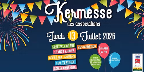 Kermesse des associations : animations et feu d'artifice