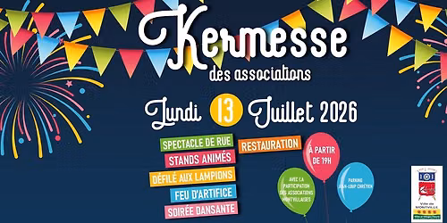Kermesse des associations : animations et feu d'artifice