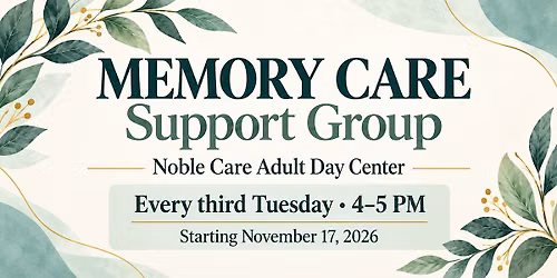 Memory Care Support Group