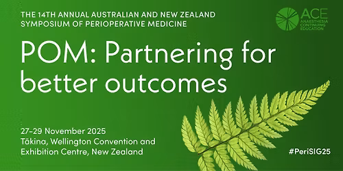 Perioperative Medicine SIG meeting