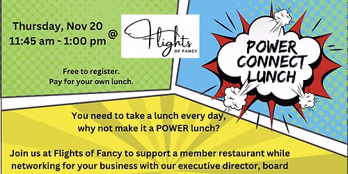 Power Connect Lunch - Flights of Fancy