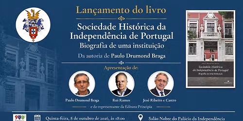Apresenta\u00e7\u00e3o do livro que narra a hist\u00f3ria da Sociedade Hist\u00f3rica, desde 1861