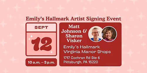 Keepsake Ornament Signing Event with Matt Johnson and Sharon Visker